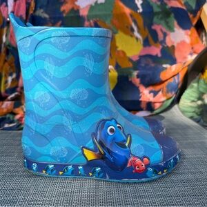 Crocs Kids Blue Finding Dory Rain Boots